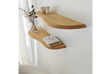 Wavy Vägghylla 100 cm - Ek - Förvaring - Hylla - Vägghylla