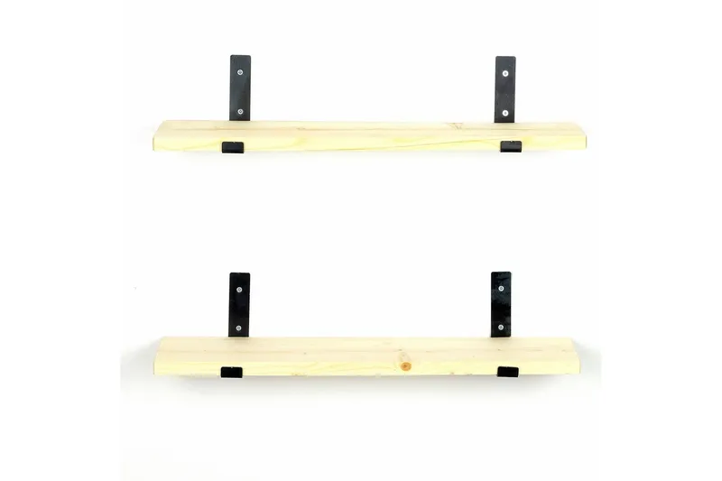 Wayte Vägghylla 60 cm - Svart/Ek - Förvaring - Hylla - Vägghylla