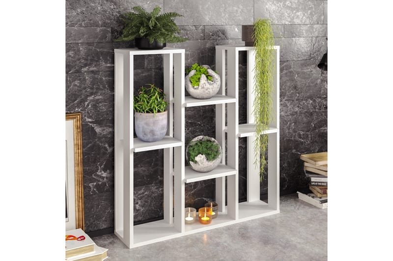 Växtbord Logue 90 cm - Vit - Förvaring - Hylla
