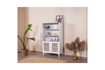 Velin Bokhylla 90 cm - Vit/Ljusfärgat trä - Förvaring - Hylla - Bokhylla