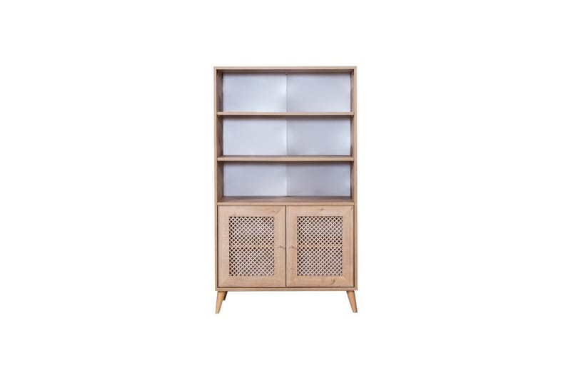 Velin Bokhylla 90 cm - Vit/Ljusfärgat trä - Förvaring - Hylla - Bokhylla