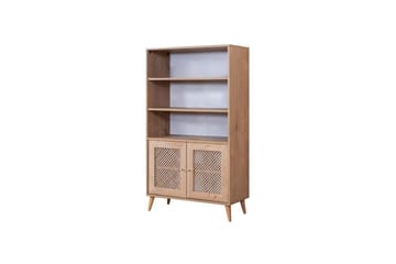 Velin Bokhylla 90 cm - Vit/Ljusfärgat trä - Förvaring - Hylla - Bokhylla