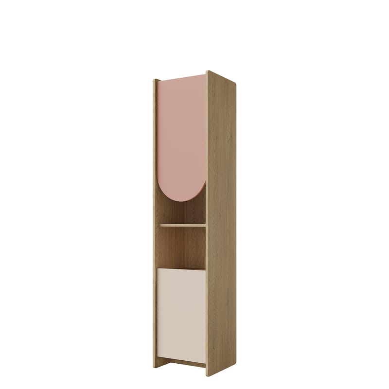 Zarek Bokhylla 44x198 cm - brun, rosa, beige - Förvaring - Hylla - Bokhylla
