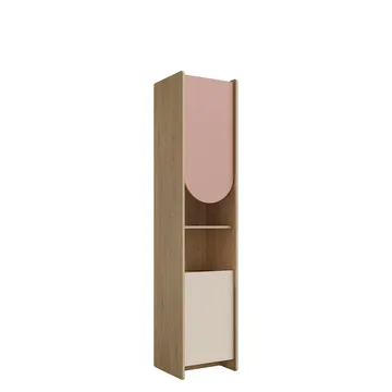 Zarek Bokhylla 44x198 cm - brun, rosa, beige - Förvaring - Hylla - Bokhylla