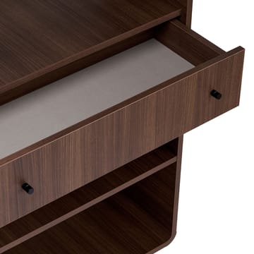 Zavio Bokhylla 78x153x34 cm - Valnöt - Förvaring - Hylla - Bokhylla