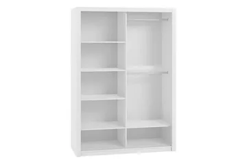 Julissa Garderob 120 cm med Spegel - Natur - Förvaring - Garderober & garderobssystem