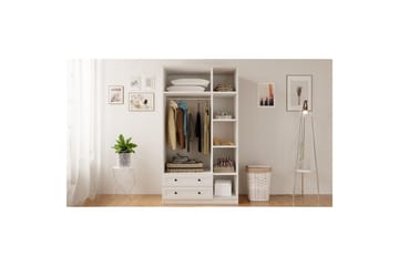 Kesra Garderobsskåp 105x184 cm - Matt Vit - Förvaring - Garderober & garderobssystem