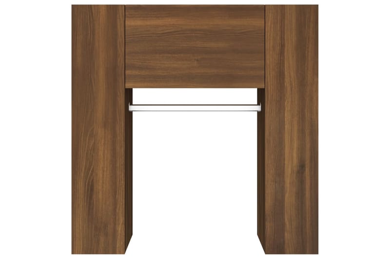 beBasic Hallskåp brun ek 97,5x37x99 cm konstruerat trä - Brown - Klädställning