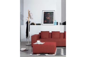 Klädhängare Aubum Vit/ljust trä - Vit/ljust trä - Förvaring - Klädförvaring - Klädhängare - Klädställning