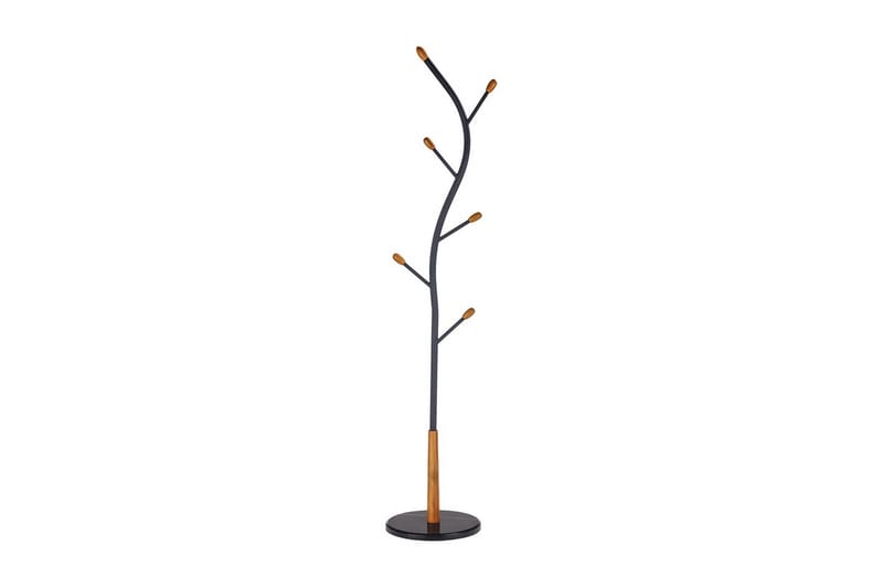 Klädhängare Rosaura 186 cm - Svart|Trä - Klädhängare träd