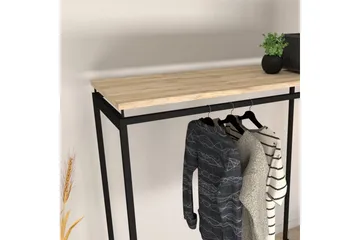 Andifli Garderob 150x170 cm - Svart - Förvaring - Klädförvaring - Klädhängare - Klädställning