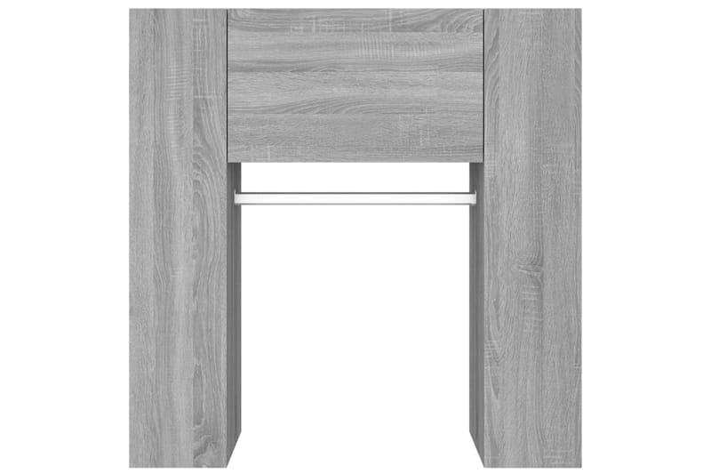 beBasic Hallskåp grå sonoma 97,5x37x99 cm konstruerat trä - Grey - Klädställning