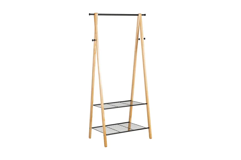 Klädhängare Forest 2 Hyllor Och 4 Krokar 79x45x155