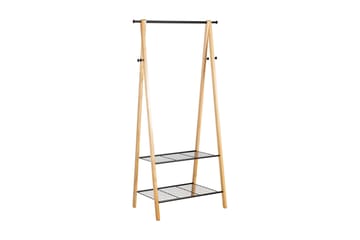 Klädhängare Forest 2 Hyllor Och 4 Krokar 79x45x155 - Förvaring - Klädförvaring - Klädhängare - Klädställning