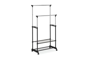 Klädställning Ponzana 83x43 cm - Svart/Silver - Förvaring - Kl�ädförvaring - Klädhängare - Klädställning