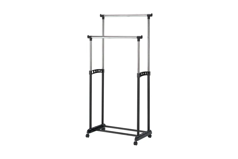 Novarina Klädställning 83x43 cm, Svart/Silver