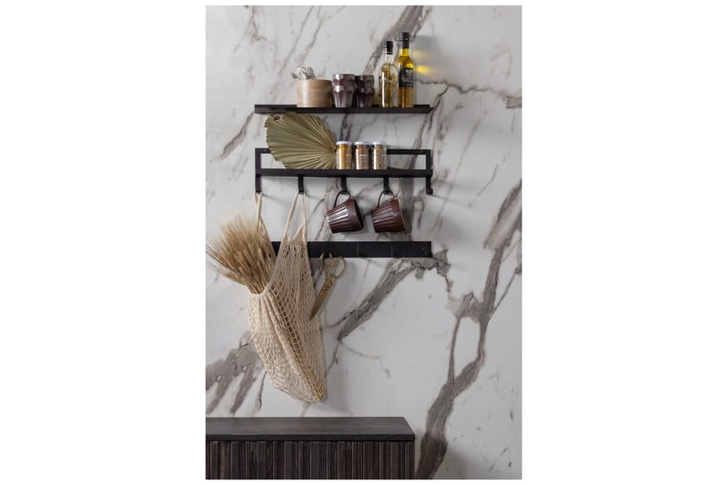 Bobeldikj Kroklist - Svart - Förvaring - Klädförvaring - Klädhängare - Krokar