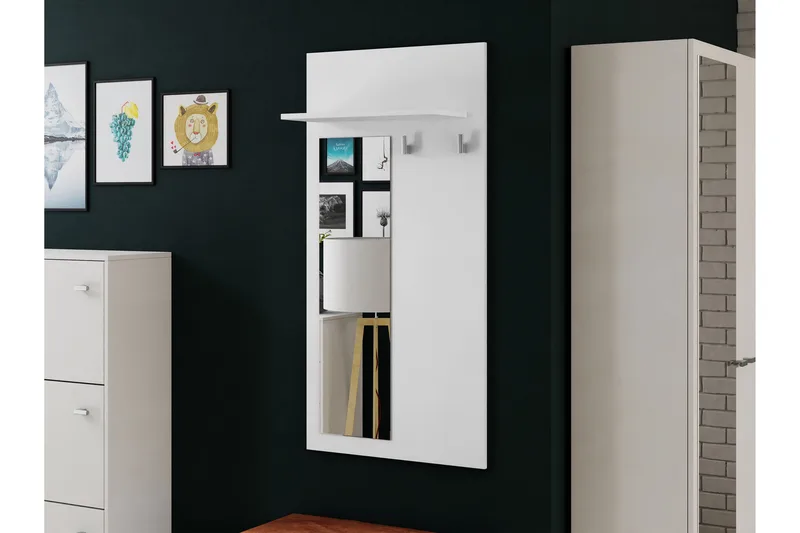 Cheshunt Klädhängare - Vit/Ek - Förvaring - Klädförvaring - Klädhängare - Krokar