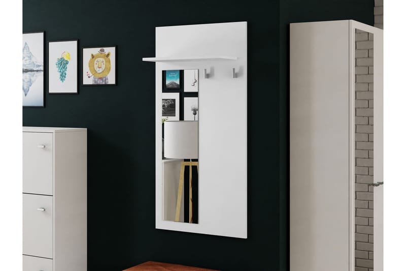 Cheshunt Klädhängare - Vit/Ek - Förvaring - Klädförvaring - Klädhängare - Krokar