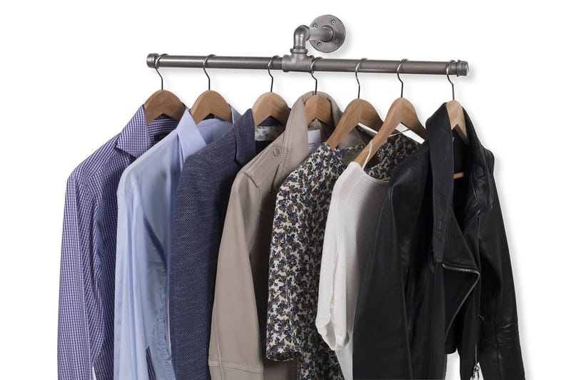 Evila Hängare Rör - Svart - Förvaring - Klädförvaring - Klädhängare - Krokar