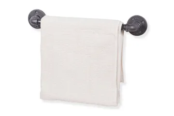 Evila Hängare Rör - Svart - Inredning - Badrumsinredning - Handdukshängare & handduksstång