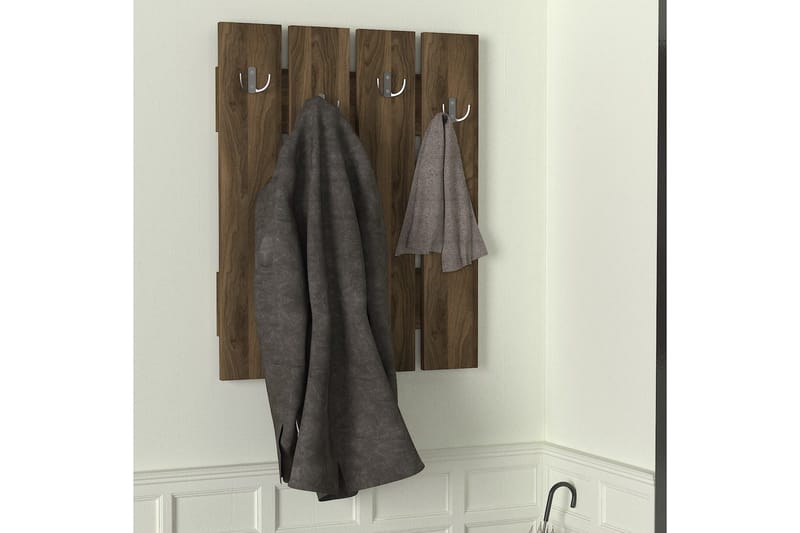 Furny Home Klädeshängare till Hall - Brun - Förvaring - Klädförvaring - Klädhängare - Krokar