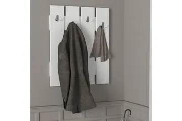 Furny Home Klädeshängare till Hall - Vit - Förvaring - Klädförvaring - Klädhängare - Krokar