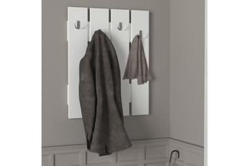 Furny Home Klädeshängare till Hall - Vit - Förvaring - Klädförvaring - Klädhängare - Krokar