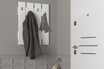 Furny Home Klädeshängare till Hall - Vit - Förvaring - Klädförvaring - Klädhängare - Krokar