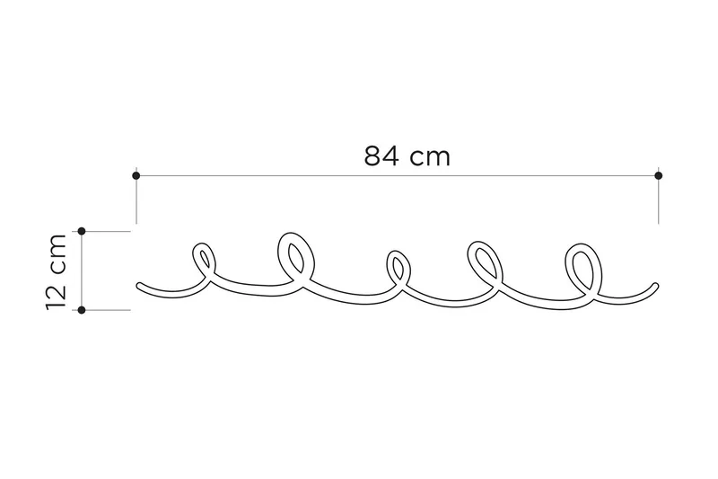 Homitis Klädeshängare - Svart - Förvaring - Klädförvaring - Klädhängare - Krokar