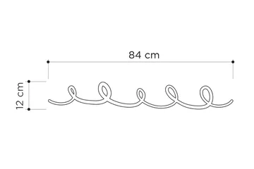 Homitis Klädeshängare - Svart - Förvaring - Klädförvaring - Klädhängare - Krokar