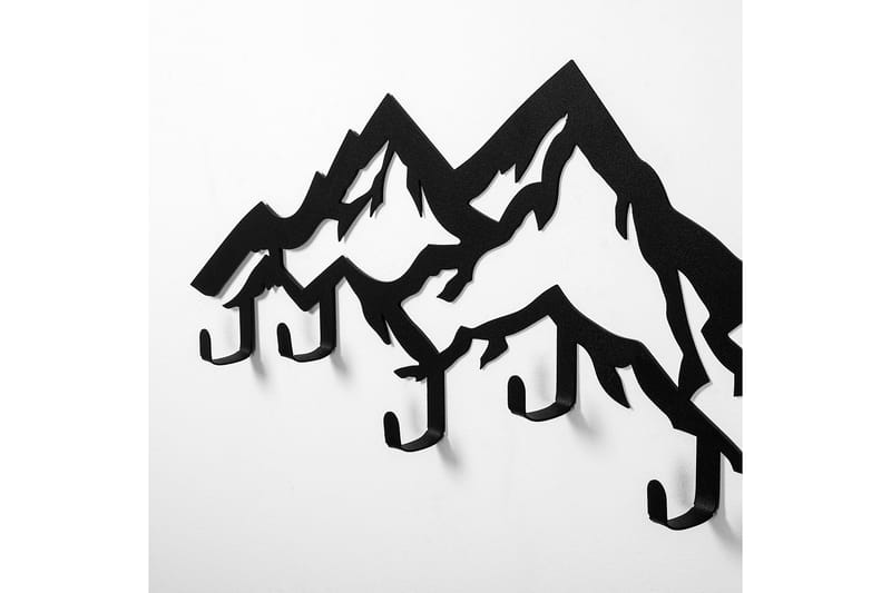 Kamyan Klädkrokar - Svart - Förvaring - Klädförvaring - Klädhängare - Krokar