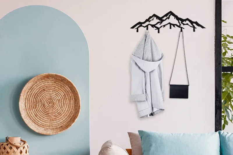 Kamyan Klädkrokar, Svart