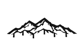 Kamyan Klädkrokar - Svart - Förvaring - Klädförvaring - Klädhängare - Krokar