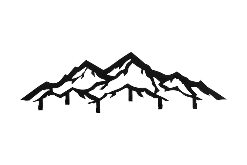 Kamyan Klädkrokar - Svart - Förvaring - Klädförvaring - Klädhängare - Krokar