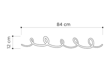 Klädeshängare Rodger - Svart - Förvaring - Klädförvaring - Klädhängare - Krokar