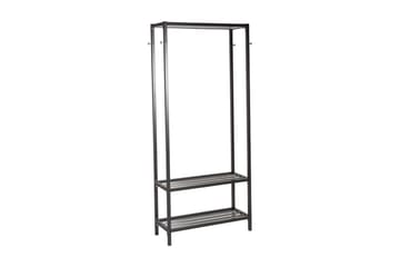 Klädhängare Straight 85x32xh180 Svart/Krom - Förvaring - Klädförvaring - Klädhängare - Krokar