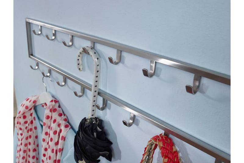 Klädkrok Mexus 80 cm - Silver - Förvaring - Klädförvaring - Klädhängare - Krokar