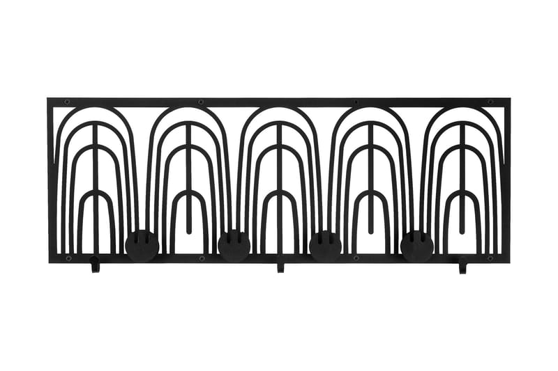 Klädkrok Tropic - Svart - Krokar