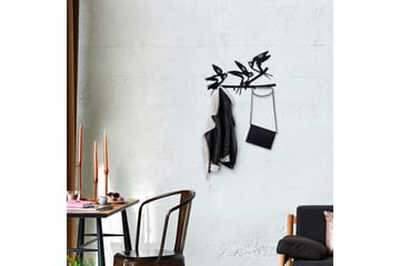 Klädkrokar Lambrivka 52x32 cm - Svart - Förvaring - Klädförvaring - Klädhängare - Krokar