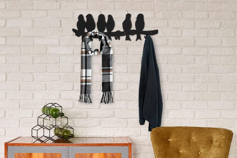 Manivka Klädkrokar, Svart