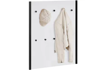 Plattpark Klädhängare 75x100 cm - Vit/Svart - Förvaring - Klädförvaring - Klädhängare - Krokar