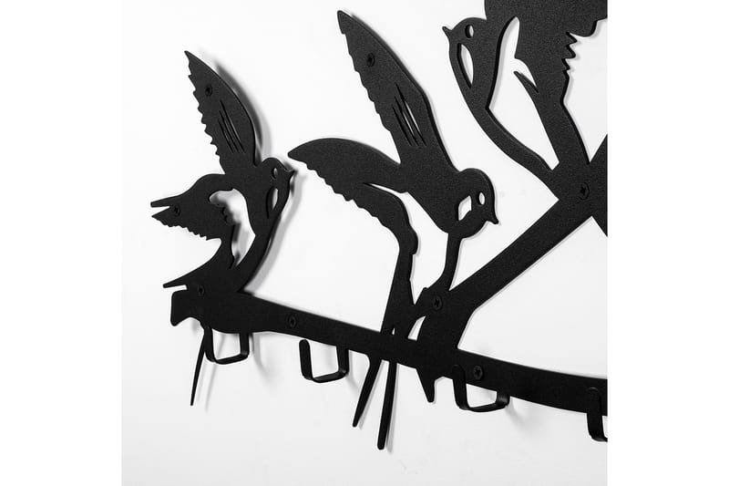 Salcuta Klädkrokar 52x32 cm - Svart - Förvaring - Klädförvaring - Klädhängare - Krokar