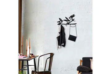 Salcuta Klädkrokar 52x32 cm - Svart - Förvaring - Klädförvaring - Klädhängare - Krokar