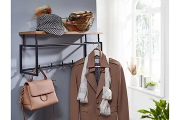 Seddik Klädkrok 71 cm - Brun - Förvaring - Klädförvaring - Klädhängare - Krokar