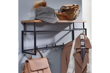 Seddik Klädkrok 71 cm - Brun - Förvaring - Klädförvaring - Klädhängare - Krokar