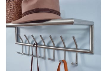 Seddik Klädkrok 75 cm - Silver - Förvaring - Klädförvaring - Klädhängare - Krokar