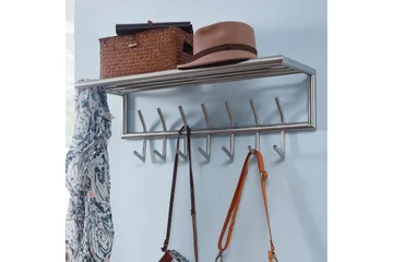 Seddik Klädkrok 75 cm - Silver - Förvaring - Klädförvaring - Klädhängare - Krokar