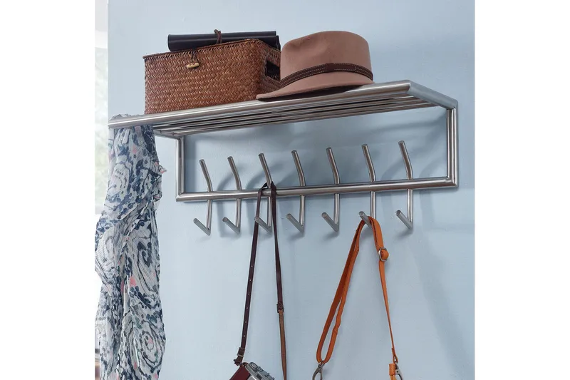 Seddik Klädkrok 75 cm - Silver - Förvaring - Klädförvaring - Klädhängare - Krokar