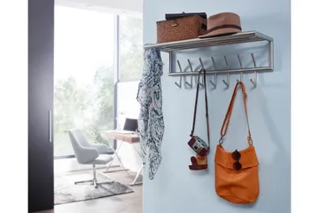 Seddik Klädkrok 75 cm - Silver - Förvaring - Klädförvaring - Klädhängare - Krokar